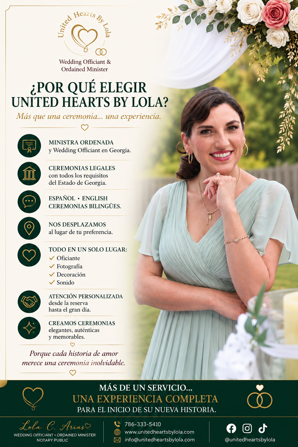united hearts By Lola Wedding Officiant - oficiante de Bodas en Georgia